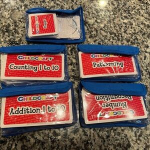Learning Cards Set - Blue and Red